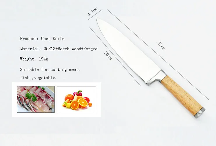 juego de cuchillos DAKOO Kitchen Knives KS46306A, imagen 5