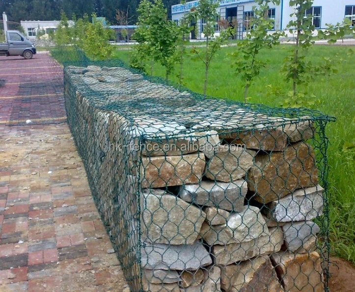 Astm A975 Standard Pvc Coated Gabion With 80x100mm Mesh For Civil Use