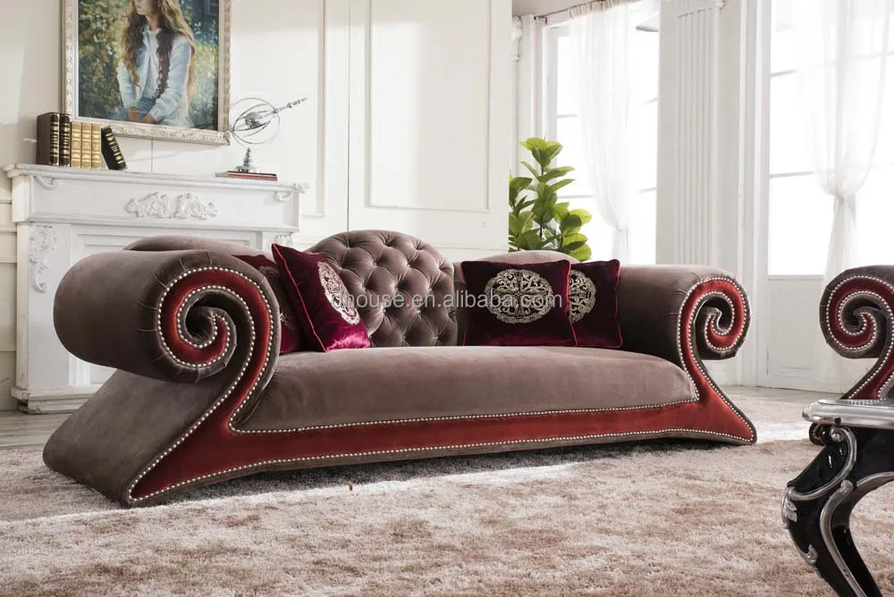 Home Decor Villa Resort Furniture New Clic Italian Fabric Sofa Al040 View Luxury Dhouse Product Details From Foshan City