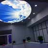 Factory fireproof printed Living room ceiling decor New pop false ceiling 3D effect stretch ceiling fabric film designs