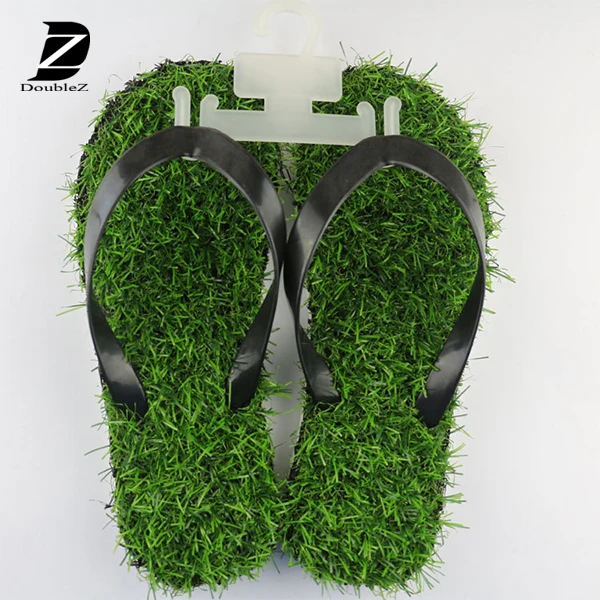 grass flip flops