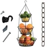 2-Inch zinc Swivel Swag Hook with Chain Set