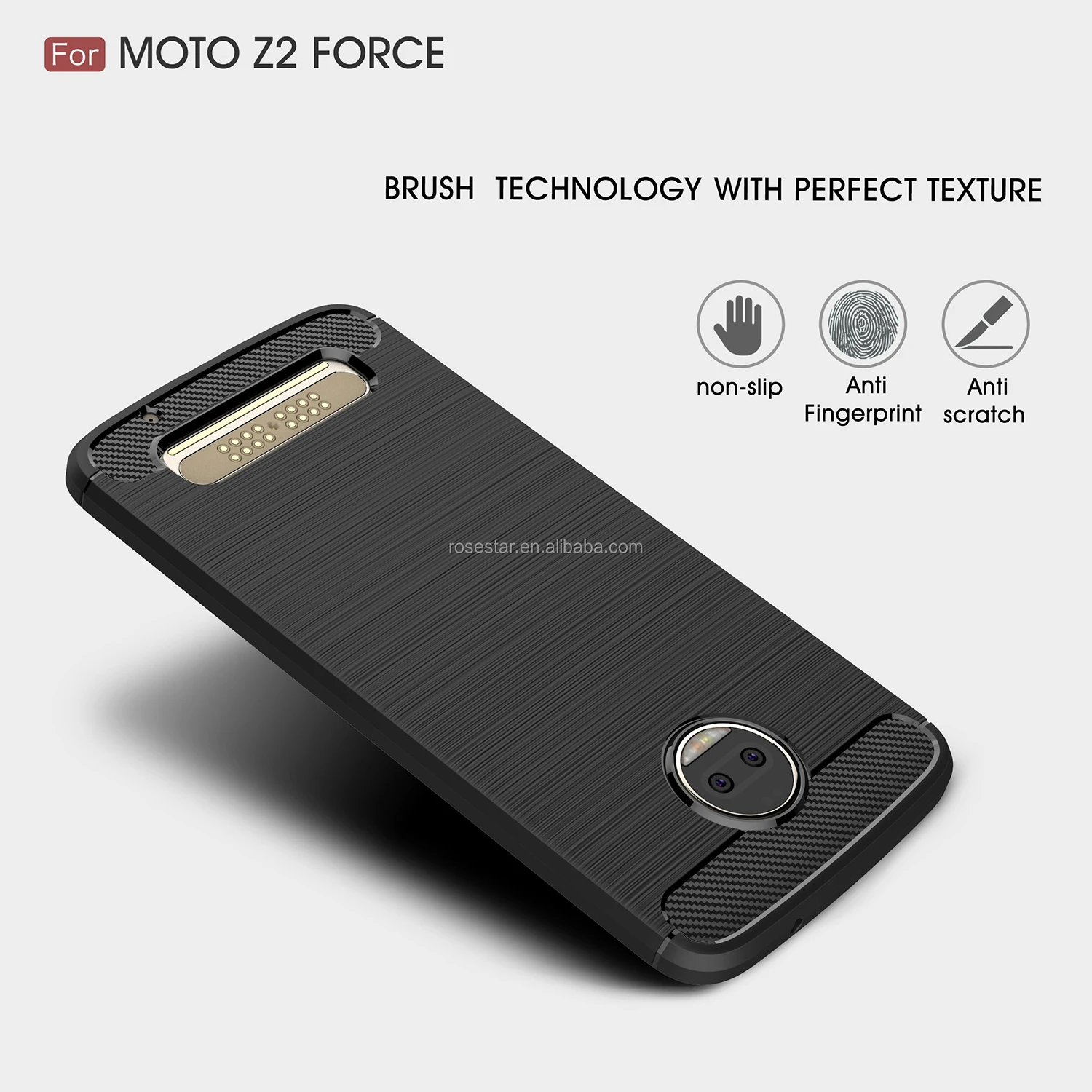 Carbon Fiber Back Design Cover For Moto Z2 Force Case Soft Rubber Full Range Protection Slim Fit Hybrid Phone Cover Buy Cover For Moto Z2 Force Rock Phone Case Phone Cover Product On Alibaba Com