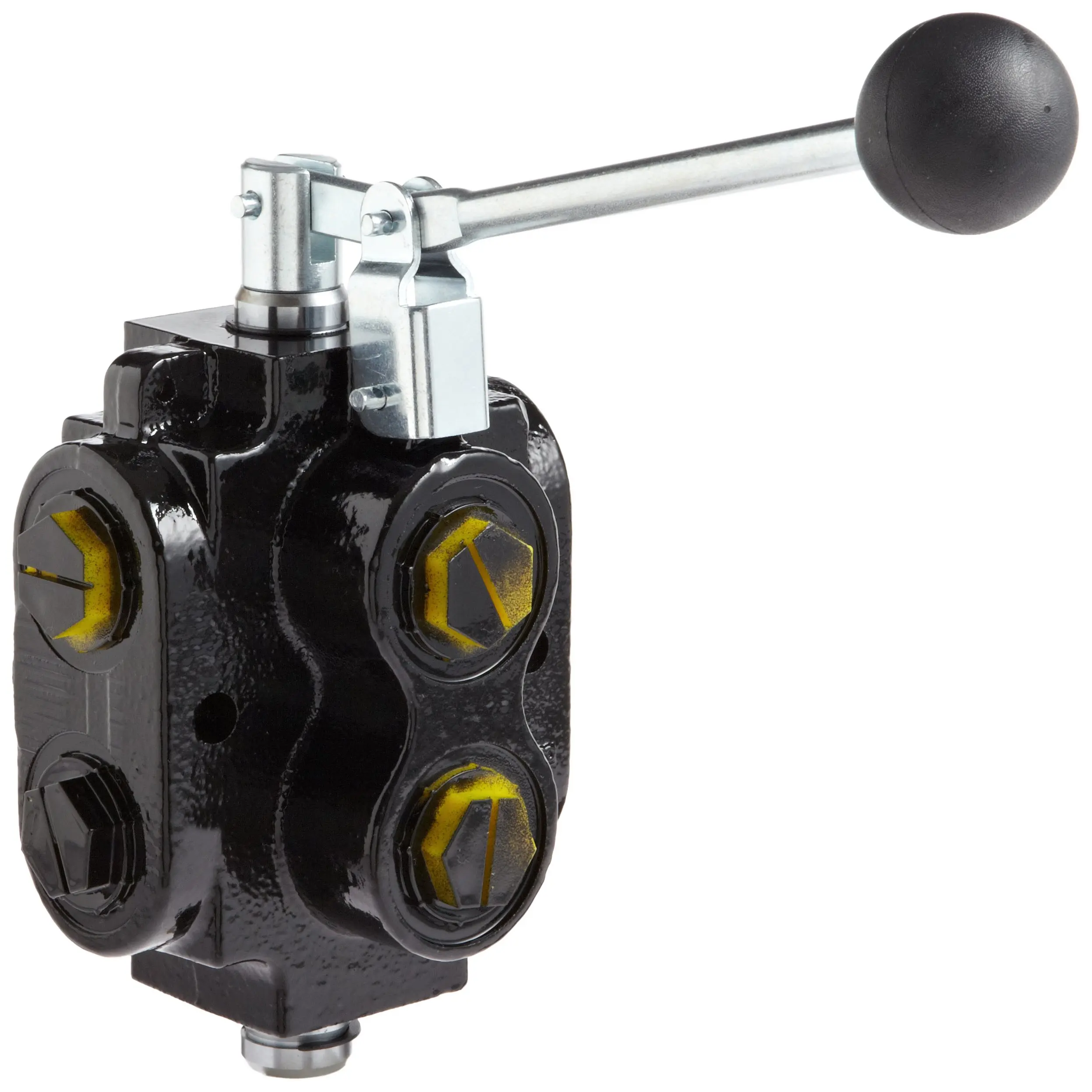Prince DS-5A1E Directional Control Valve, Monoblock, Cast Iron, 1 Spool, 6 Ways, 2 Positions, Lever Handle, 2500 psi, 40 gpm, #12 SAE