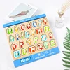 Early Learning Educational 29.8*22.4*2.4cm Grasp Board Set Game Wooden Puzzle Letter Peg Toys for Kids