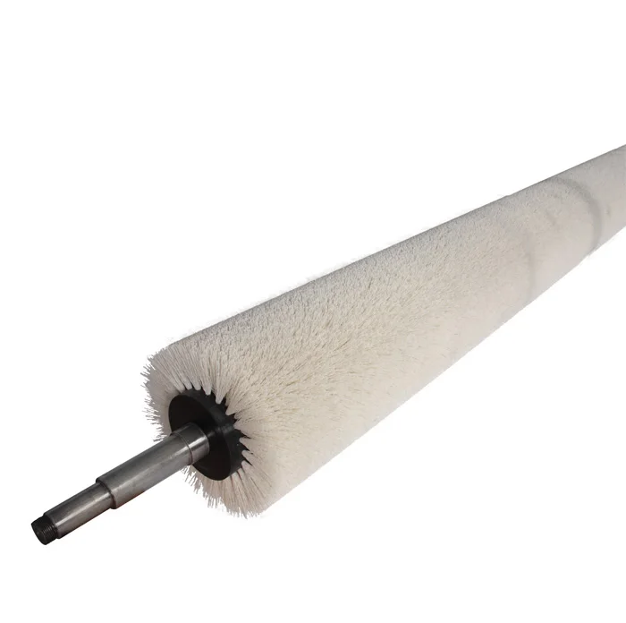 Валик для краски. Резиновый валик для краски. Щетка ролик. Brush roller. Цилиндрическая щетка - нейлон - 360мм.
