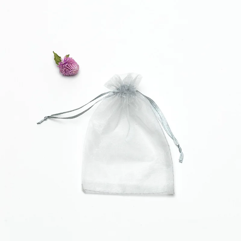 13x18cm/5x7 Inches 25 Colors In Stock Promotional Small Mesh Drawstring