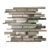 Broken Candle Lamp Shades Crystal Border Tile Glass Mosaic
