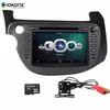 Car stereo DVD single din car radio with usb car mp3 gps navigation smultimedia system For honda New FIT 2009-2011