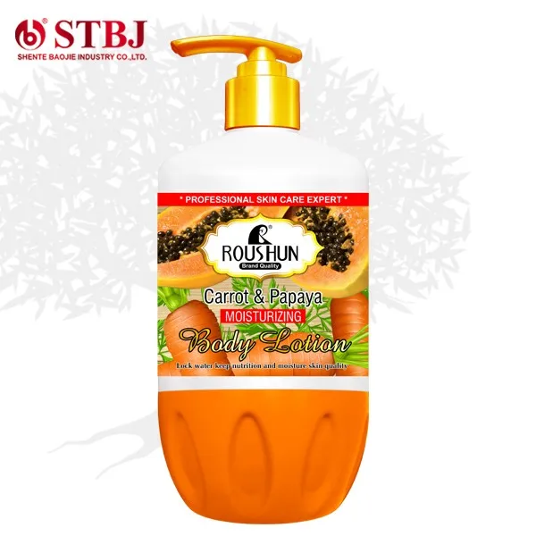 ROUSHUN Milk & Vitamin E/Carrot & Papaya/Honey & Egg Body Lotion, View