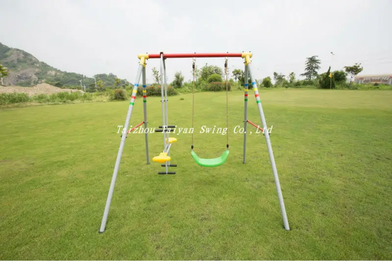 Powder Coated Posts Metal Swing Set Tyss04 Buy Kids Metal Swing Set