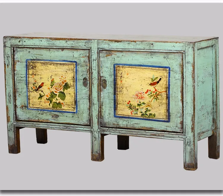 Asian Antiques Vintage Hand Painted Mongolia Cabinet Buy Antique