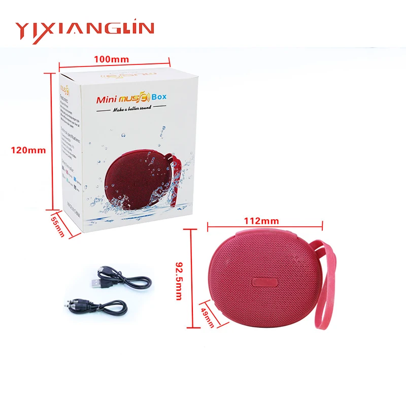 Bluetooth speaker small size wireless portable mini rechargeable audio support call hands-free function - ANKUX.COM