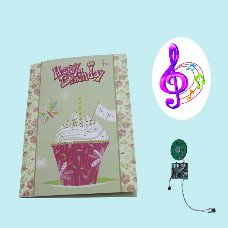 Customized Programmable Voice Recording Music Greeting Card Factory