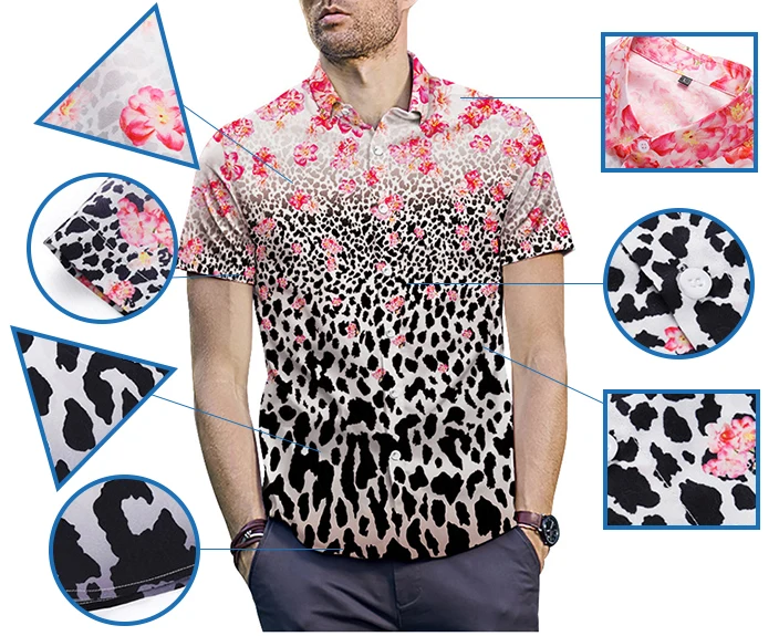 Factory Direct Rayon Colorful Printed Hawaiian Shirts Wholesale Cheap Beach Shirts For Men
