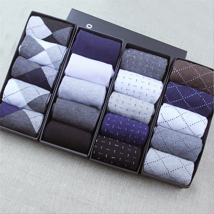 Autumn/winter boxed and cotton men's wear business socks