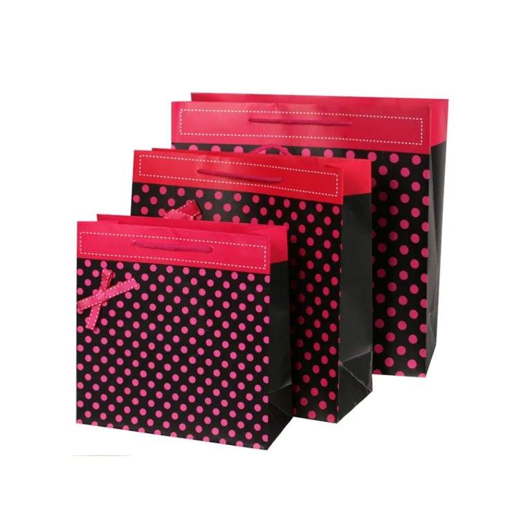 Fashionable Custom Mini Wedding Return Gift Bags Made By 180gsm White