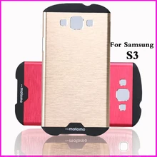 original case for samsung galaxy s3 s 3 aluminum case luxury brand back cover by metal mobile phone cases pink covers
