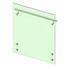 removable plexiglass swimming pool handrails