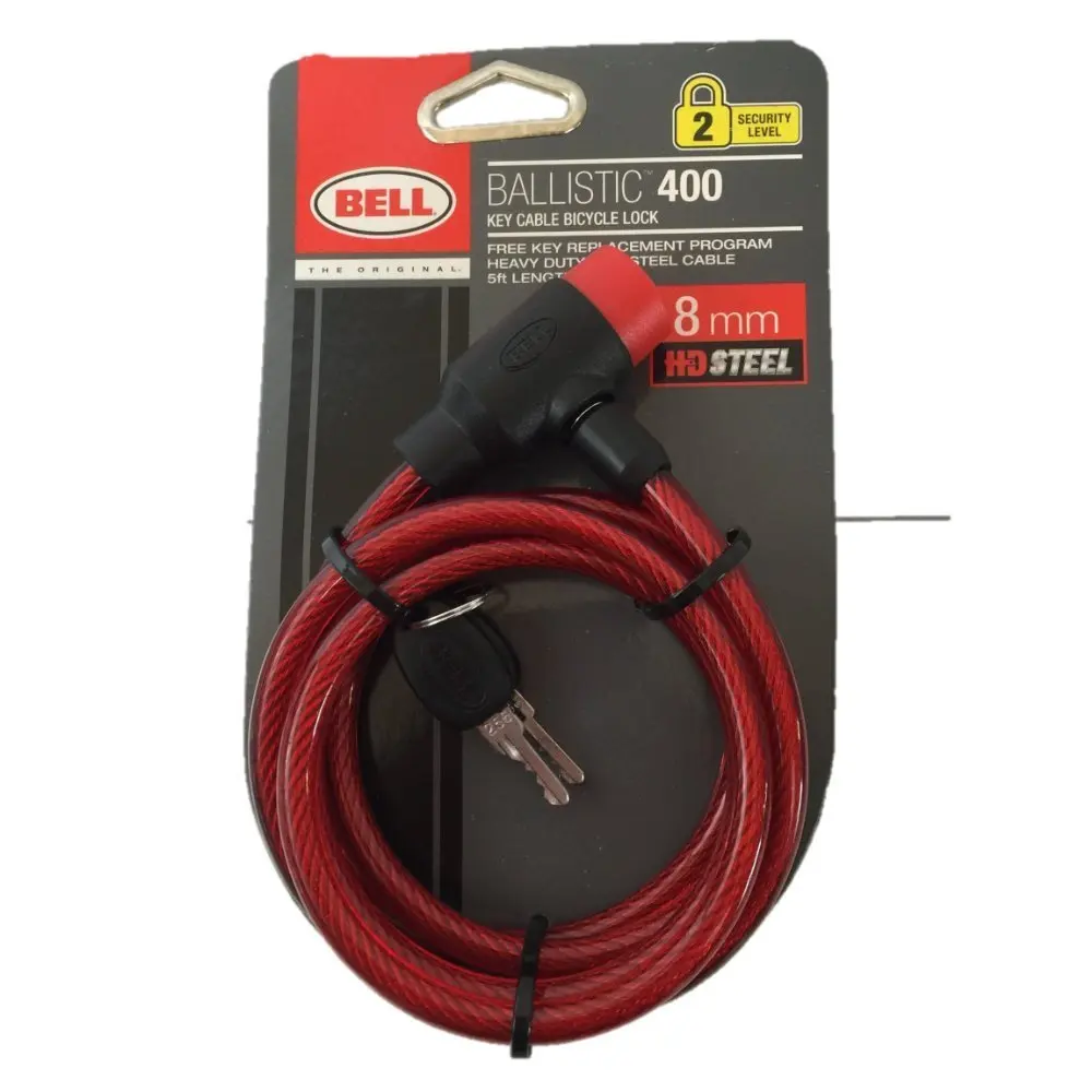 bell key cable bicycle lock