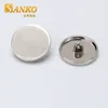 Sanko Custom Silver Metal Flat Shank Button For Office Uniform Design