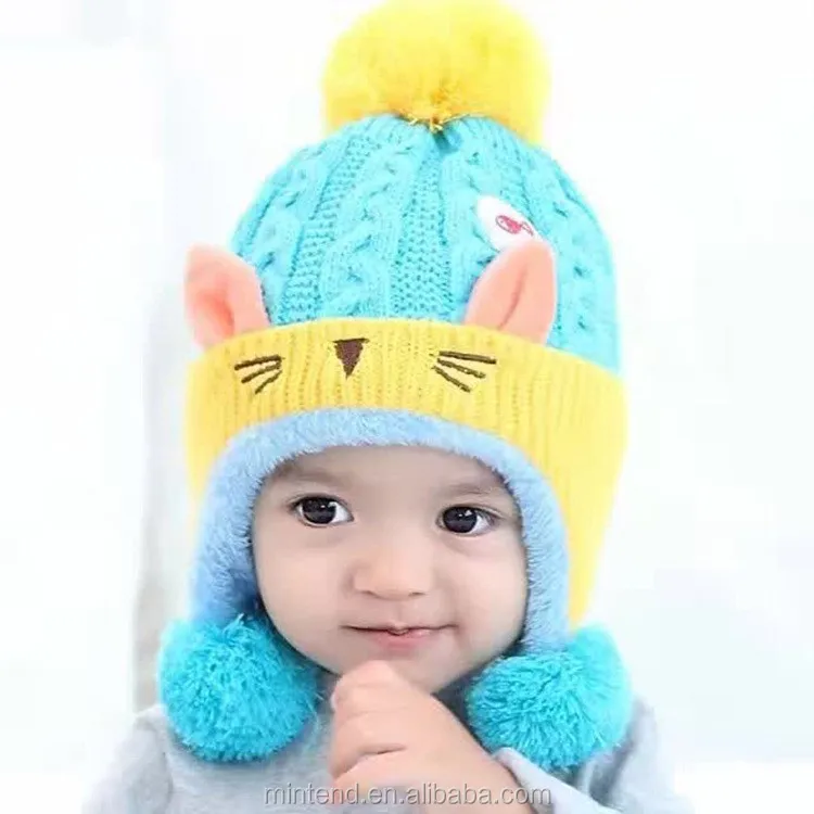 Latest Design Cheap Winter Knitted Hats Custom Baby Winter Hat Buy