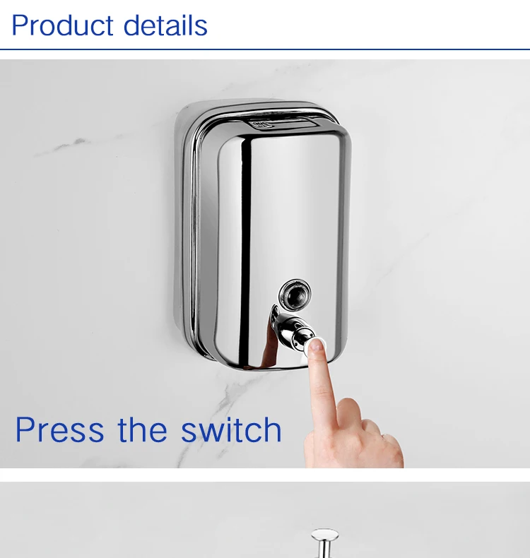 Wesda Stainless Steel Corrosion Resistant Valve Soap Dispenser W-405 ...