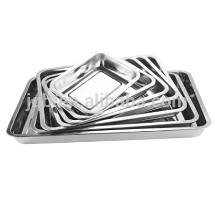 large metal serving tray