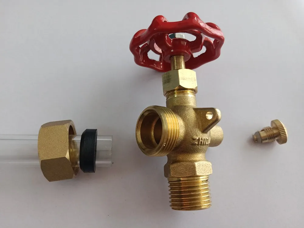 Gauge Brass Needle Valve No Shake Low Noise - Buy Water Liquid Level ...