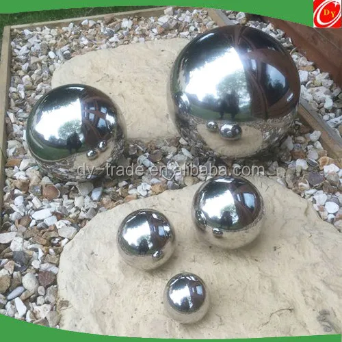 500mm Stainless Steel Ball/Sphere Garden Decoration with Hole and Stand