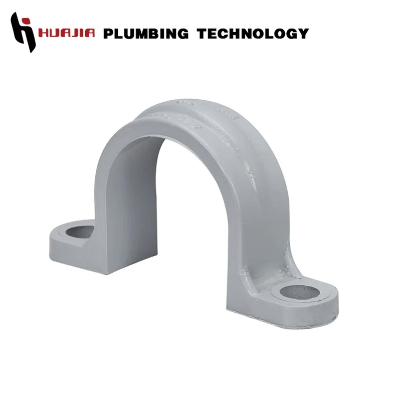 PVC Plastic Row Clamp Water Pipe U-Clip Fastener Holder Fittings 20 25 32mm