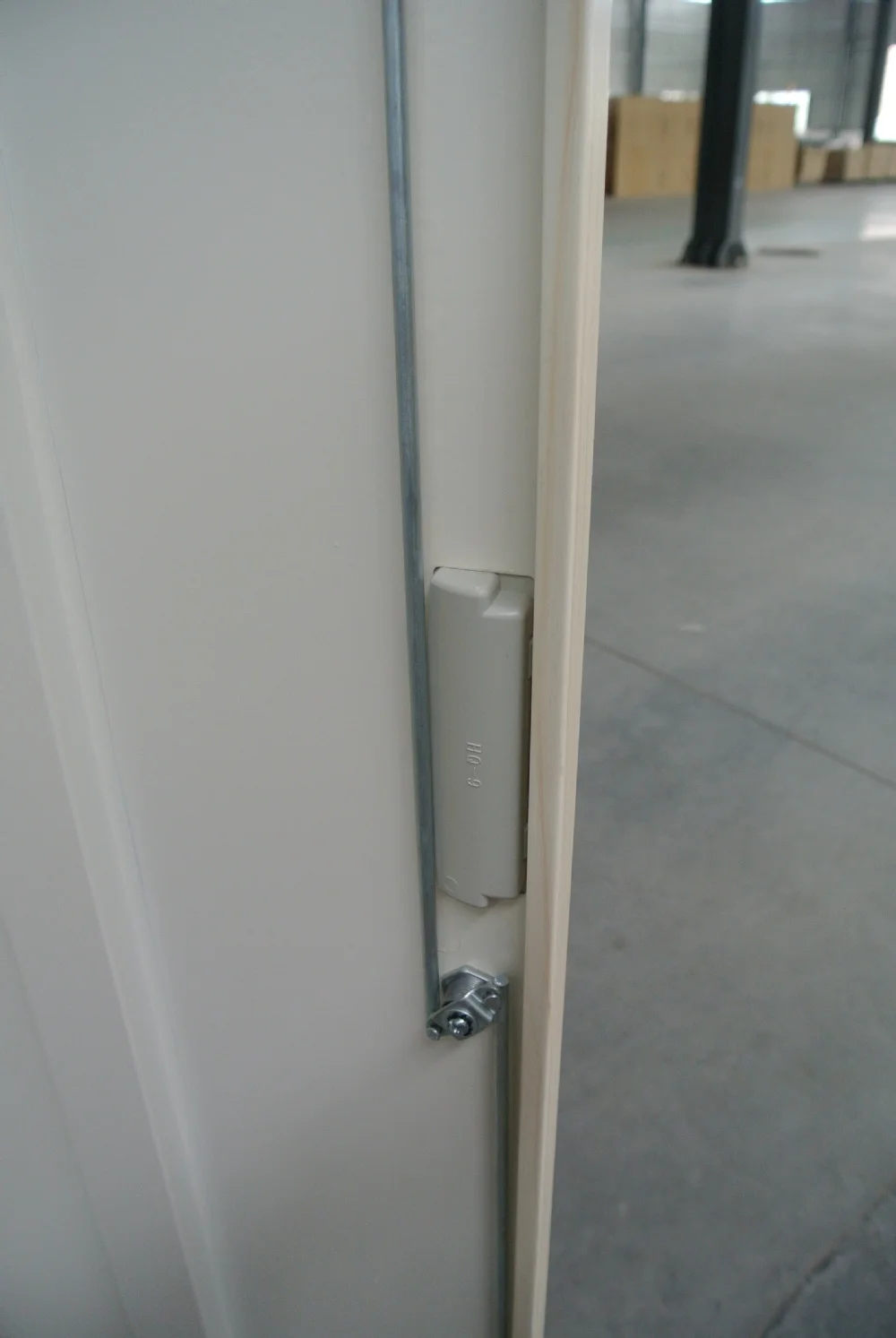 Wooden Color Design Steel Wardrobe Clothes For Bedroom Swing 2