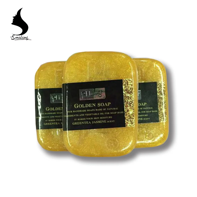 
Korean 80g Anti-Aging Skin Whitening Bar 24k Gold Collagen Soap 