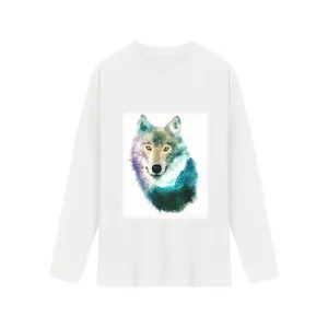 3D The Wolf Head Free Shipping High Quality 100% Cotton US Size Custom Print Men t Shirt 3D The Wolf Head Free Shipping High Quality 100% Cotton US Size Custom Print Men t Shirt