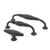 2019 Strong solid classical Mat black kitchen cabinet bderoom drawer dresser pulls handles and knob