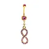 Stainless Steel Belly Button Rings Navel Piercing Dangle Body Jewelry