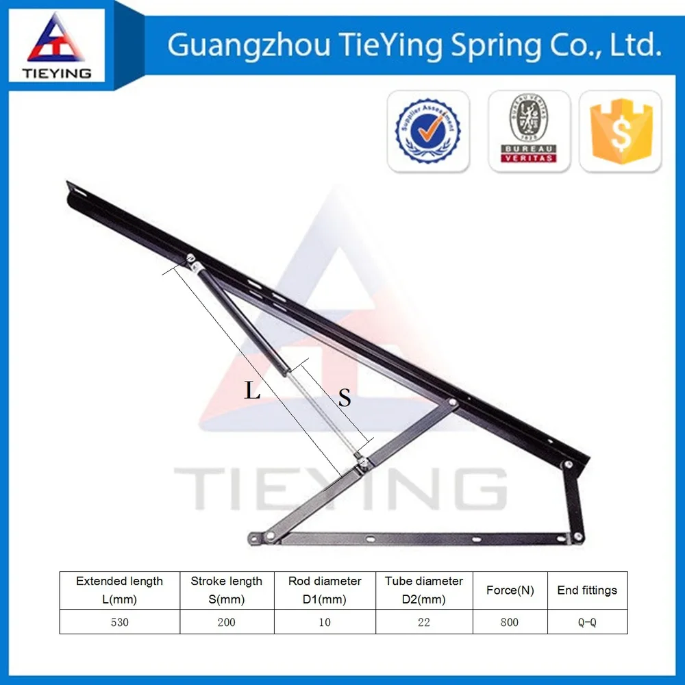 G63 Wholesale New Gas Spring Strut For Wall Bed And Murphy Bed Buy