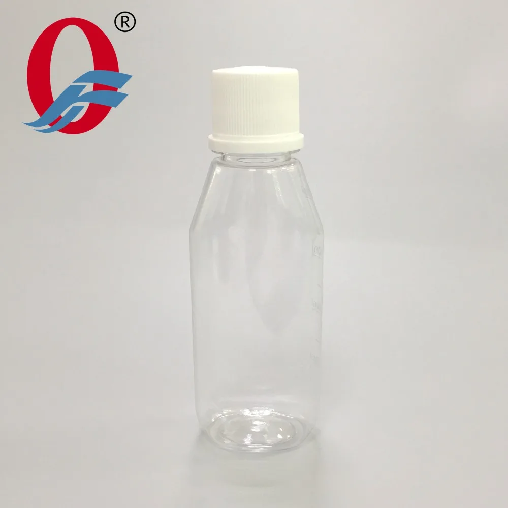 8 oz / 250 ml Clear PET (BPA Free) Plastic Oblong Flask Style