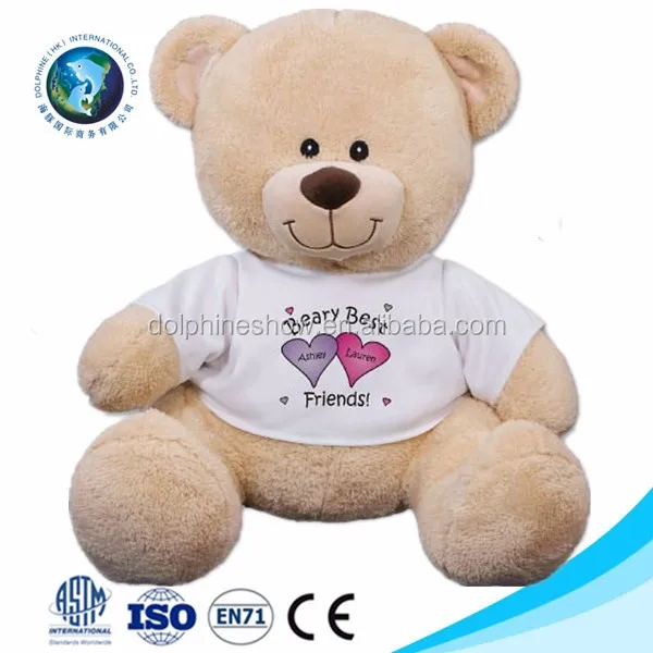 sublimation teddy bear