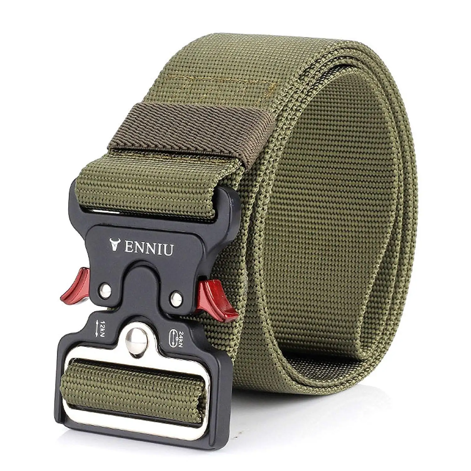 Outdoor Classic,Quick Dry XUEXUE Mens Outdoor Belt,Nylon Military Automatic Buckle Belt,Outdoor Durable Wide Waist Belt ,Convenient for Hiking//Camping Color : E, Size : 125cm
