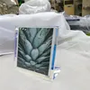 Custom hot order Acrylic photo frames fancy Acrylic bent iridescent photo frames