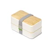 Elastic band lunch box with cutlery set, lunch box fork spoon
