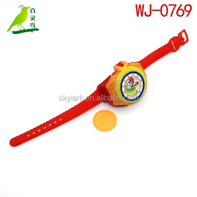 Plastic Watch Toys Mini Baby Watch Sticker Watches With The Flying Saucer Buy Mini Miniature