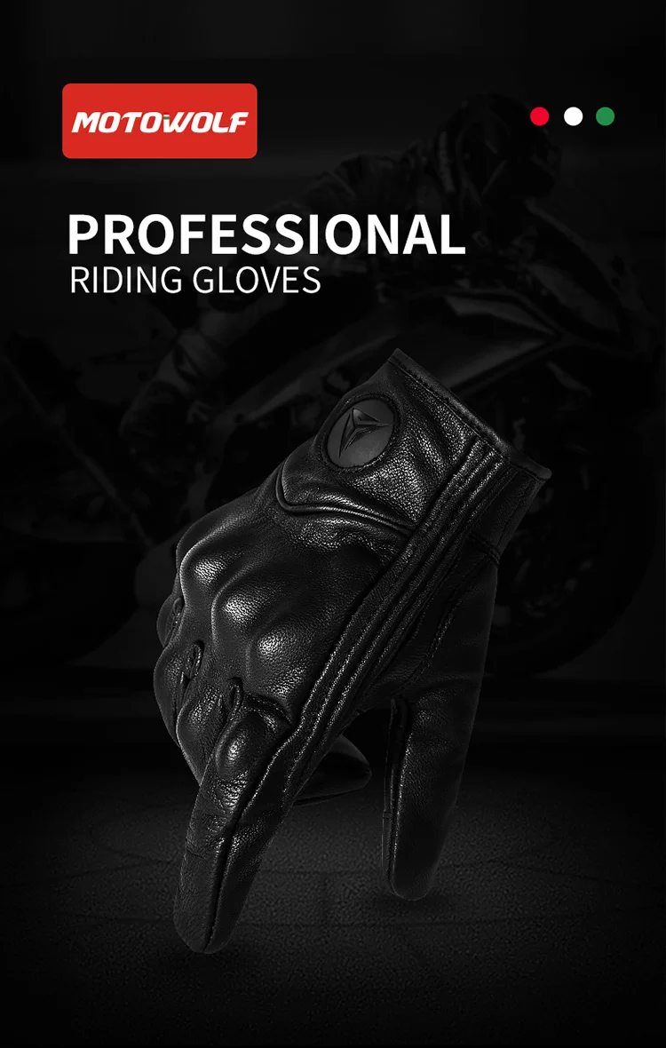 Leather gloves