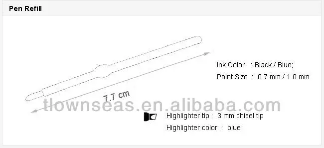 os-4148a-dual-tip-ball-pen-refill