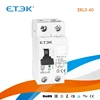 EKL3-40 6KA 1P+N 6A 10mA Type AC RCBO Residual Current Breaker with Overcurrent Protection with CE Approval