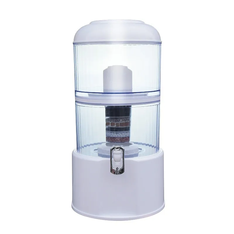 Alkaline And Ceramic Filter Mineral Water Pot Gravity Water