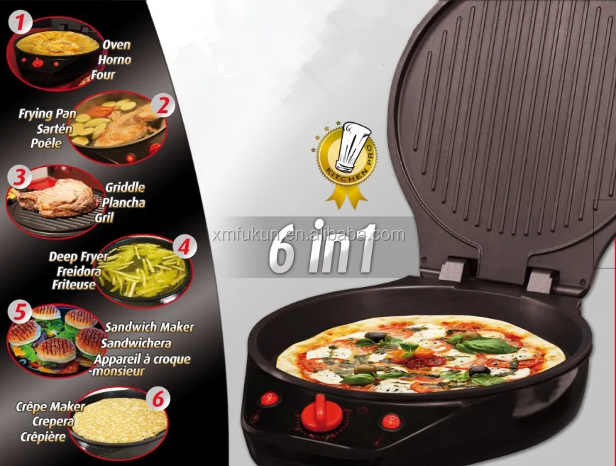 Die Casting Aluminum Multifunctional Electric Pizza Pan Buy Electric