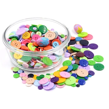 plastic craft buttons