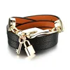 Vintage trending products Fashion Jewelry Lock Key colorful handmade braided adjustable leather bracelet for Women